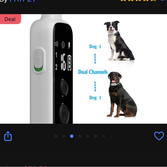 PAT PET REMOTE TRAINING COLLAR - GRAY - Picture 2 of 8